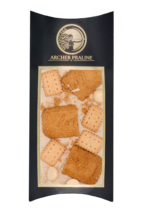Czekolada biała z herbatnikami i mini biszkoptami 100g
