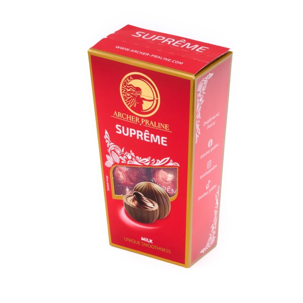 SUPRÊME MILK, praliny z czekolady mlecznej z nadzieniem mlecznym 100g - obrazek 2