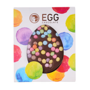 Egg Chocolate, jajko z czekolady mlecznej z lentilkami 70g