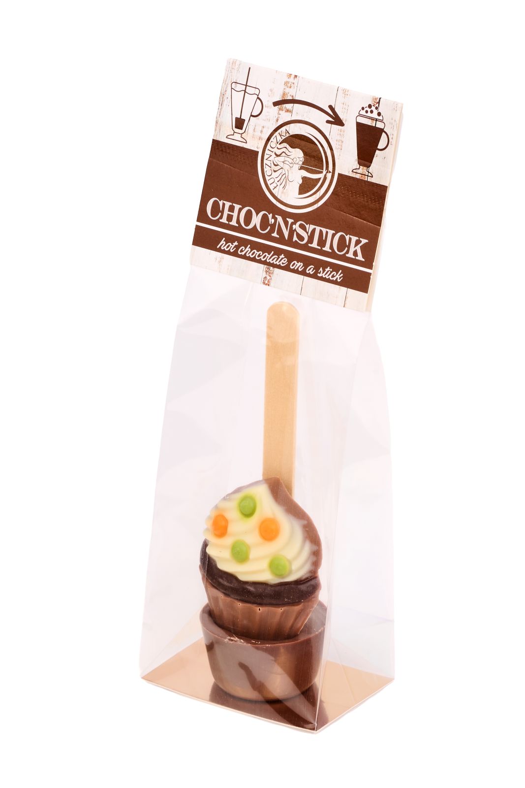CHOC’N’STICK z figurką babeczki 35 g - obrazek 2