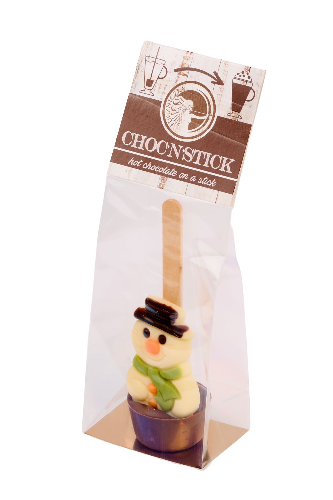 CHOC’N’STICK z figurką bałwanka 35 g - obrazek 2