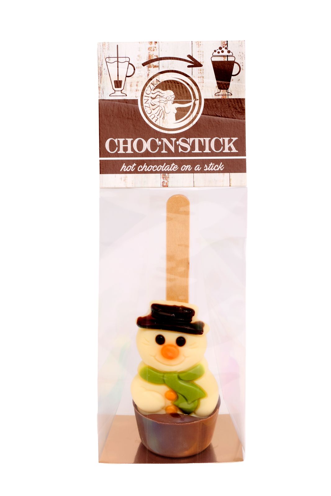 CHOC’N’STICK z figurką bałwanka 35 g