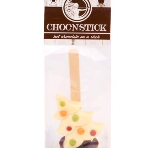 CHOC’N’STICK z figurką białej choinki 35 g