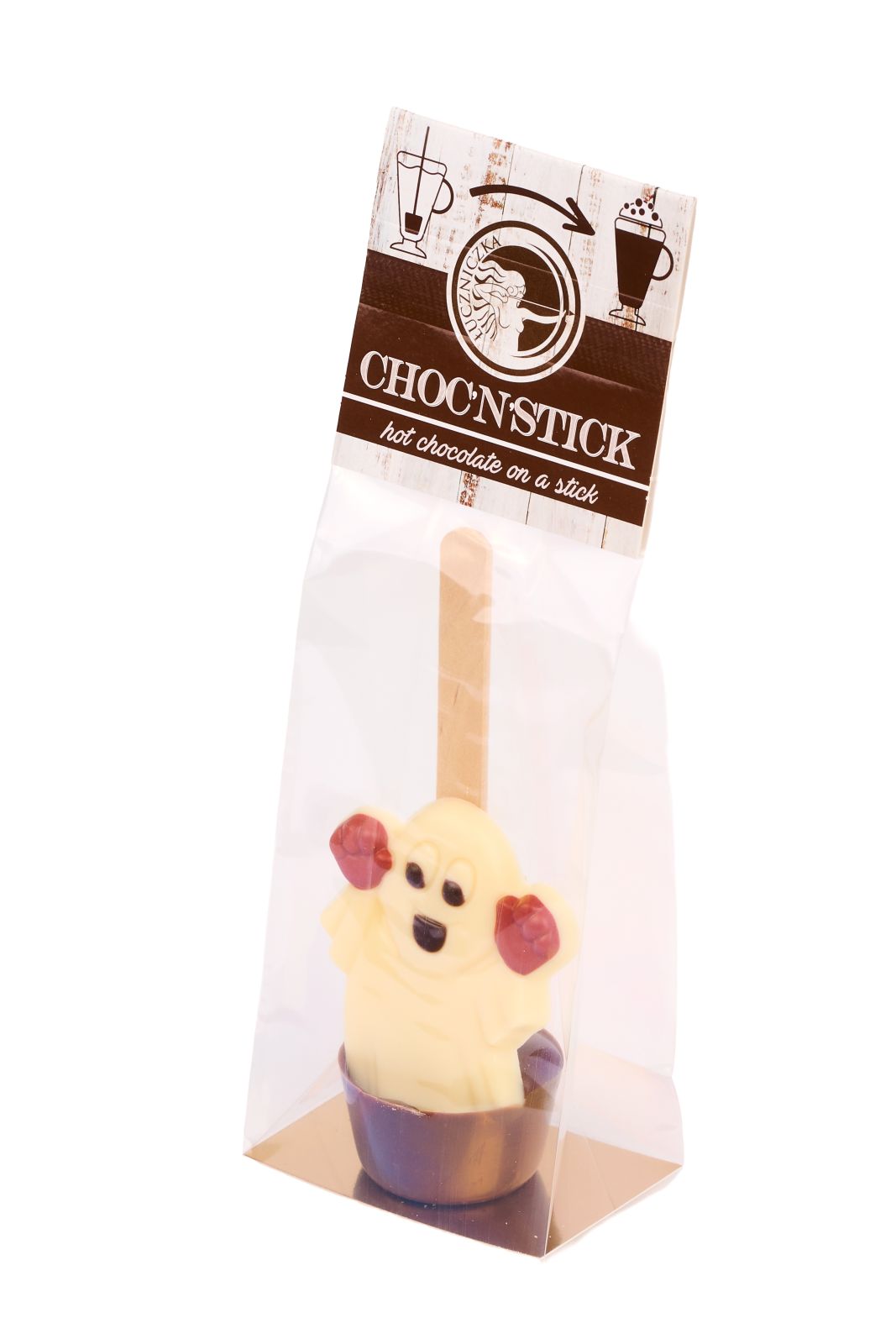 CHOC’N’STICK z figurką białego duszka 35 g - obrazek 2