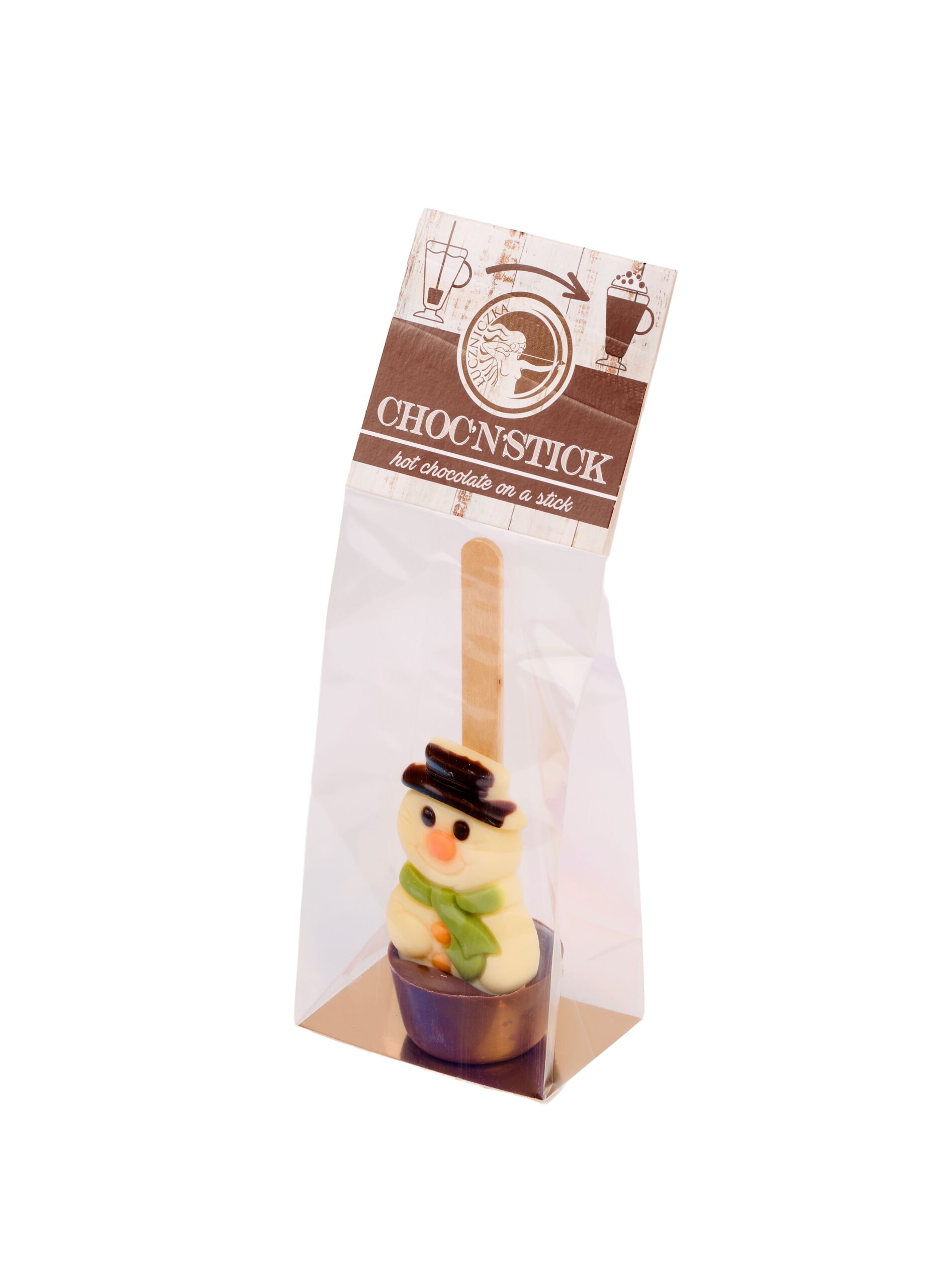 CHOC’N’STICK z figurką bałwanka 35 g - obrazek 2