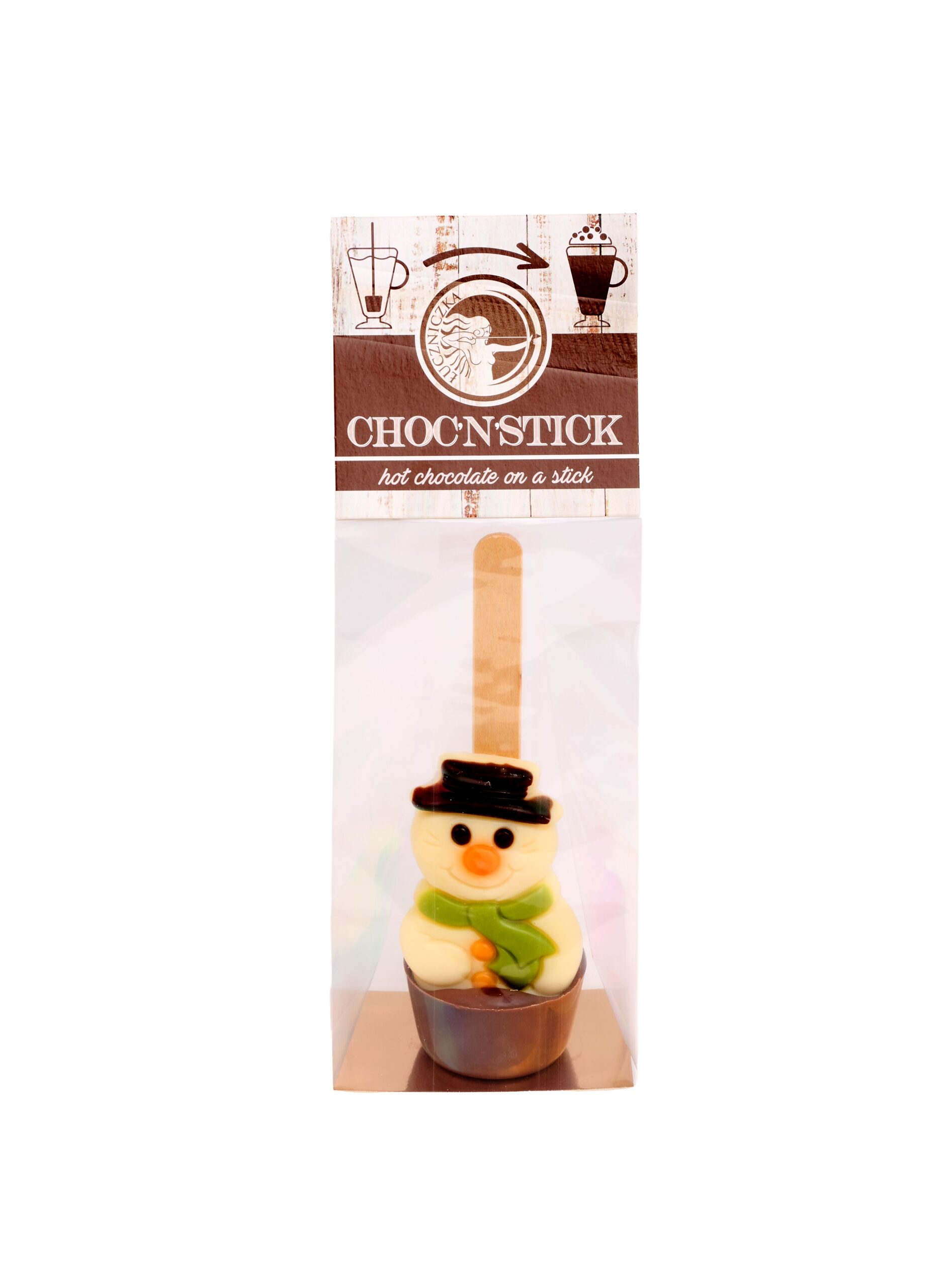 CHOC’N’STICK z figurką bałwanka 35 g