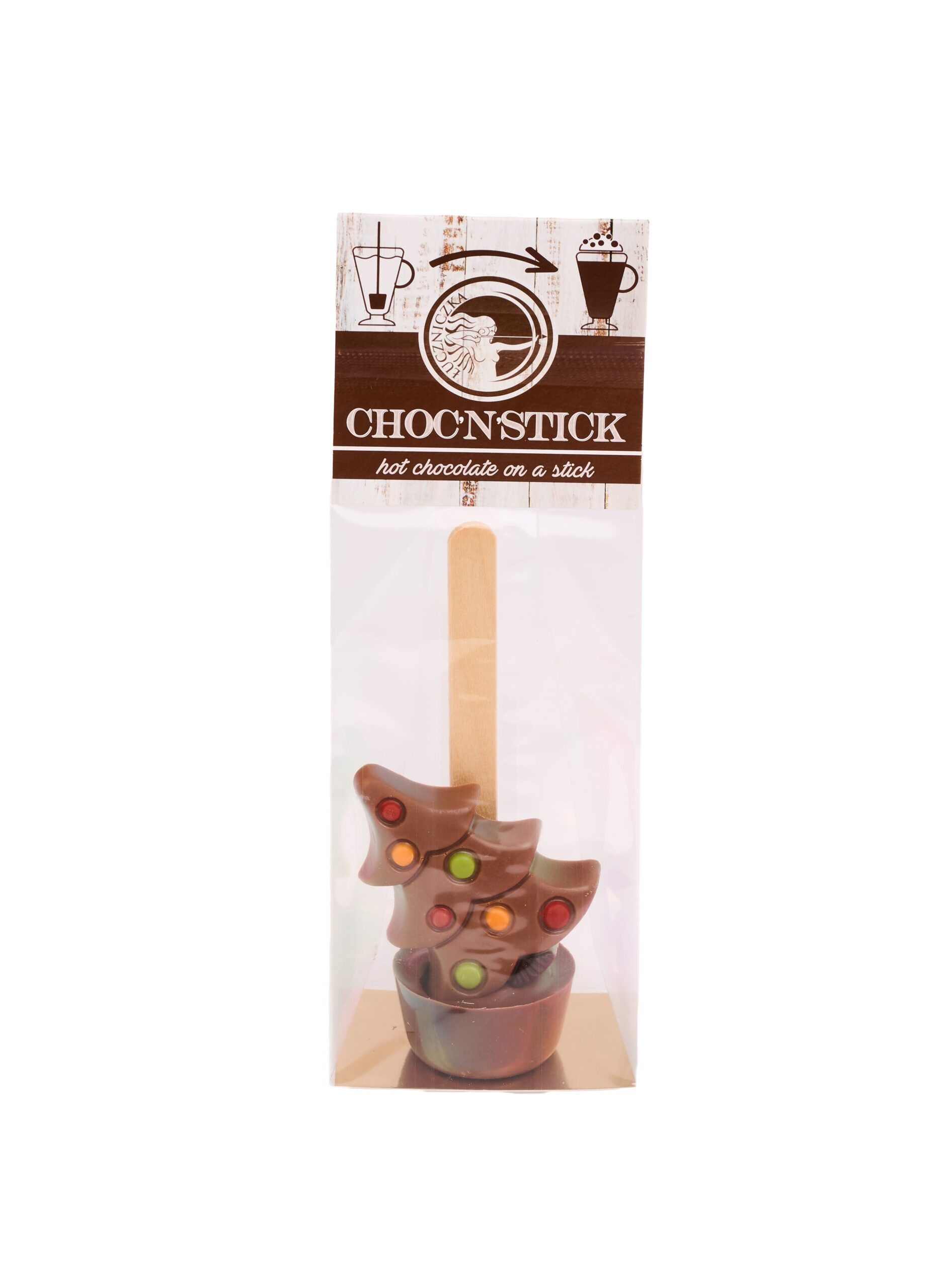 CHOC’N’STICK z figurką czekoladowej choinki 35 g