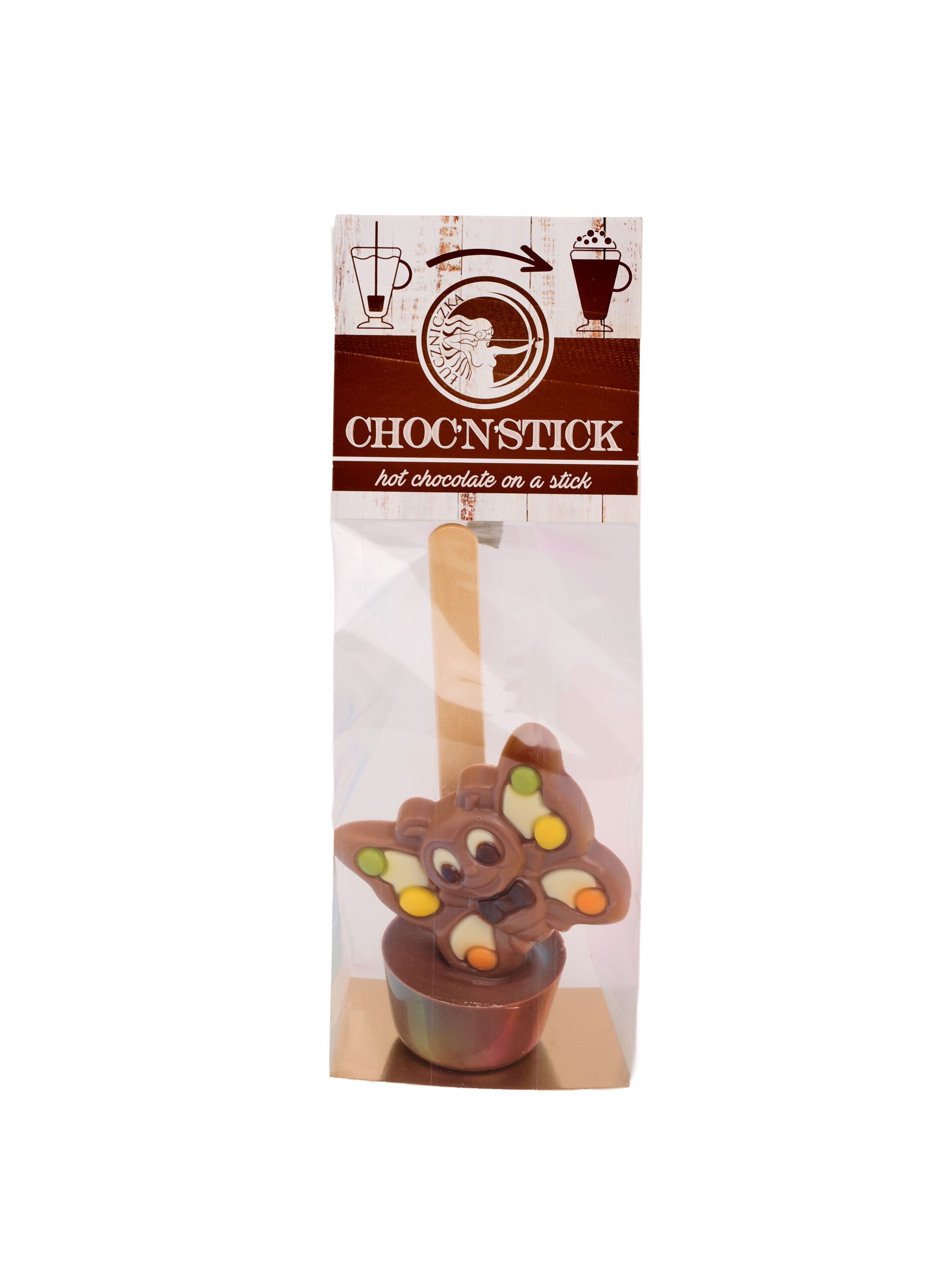 CHOC’N’STICK z figurką motyla 35 g