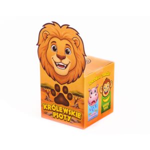 SAFARI PREMIUM PRALINES KRÓLEWSKIE PSOTY - praliny z czekolady mlecznej z kremowym nadzieniem ciasteczkowym 100 g