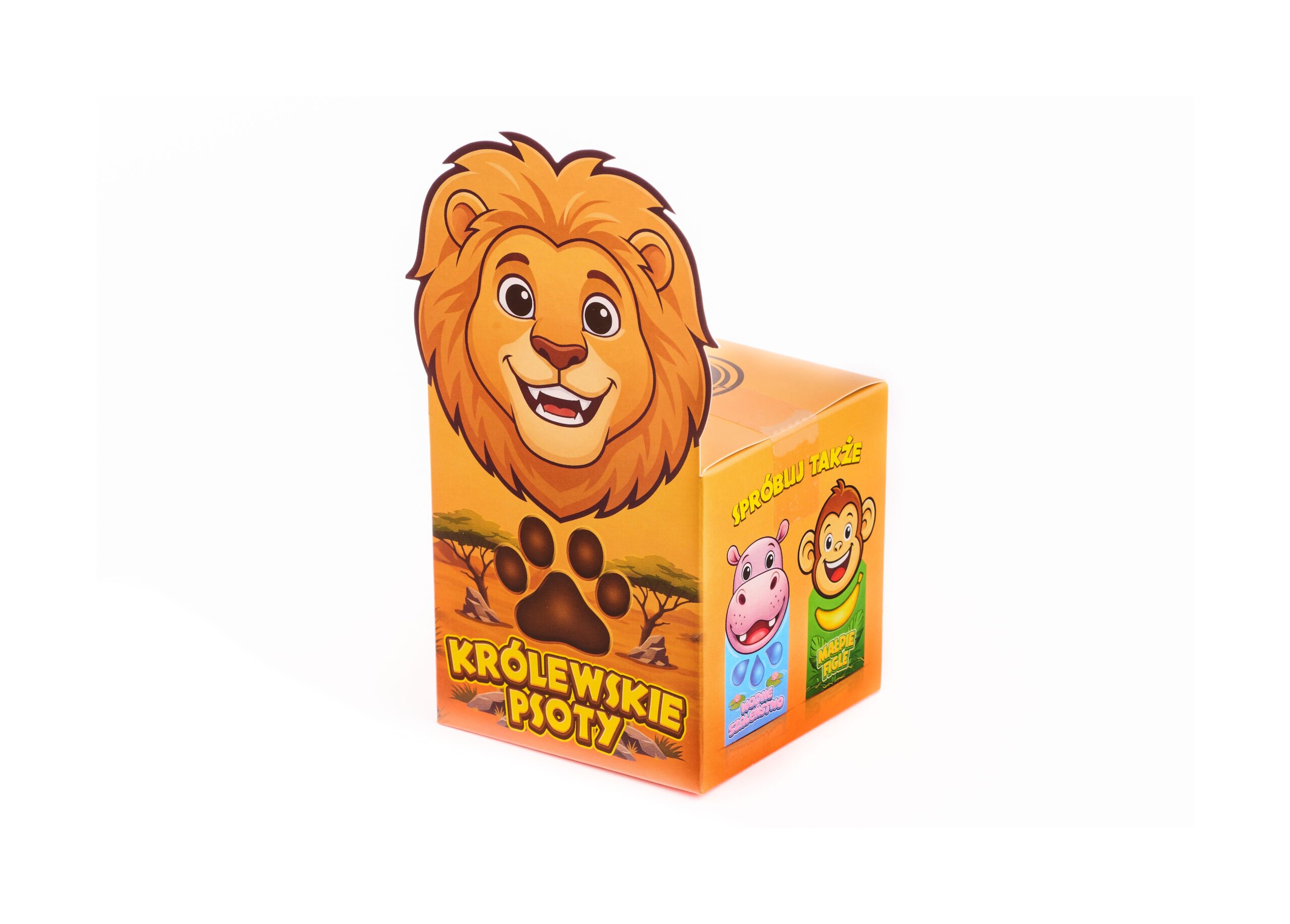 SAFARI PREMIUM PRALINES KRÓLEWSKIE PSOTY - praliny z czekolady mlecznej z kremowym nadzieniem ciasteczkowym 100 g